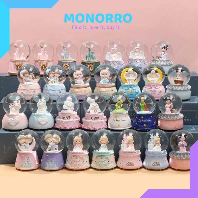 Bola Musik Bola Kristal Snowball Music Bola Salju Musik Size M Salju Manual