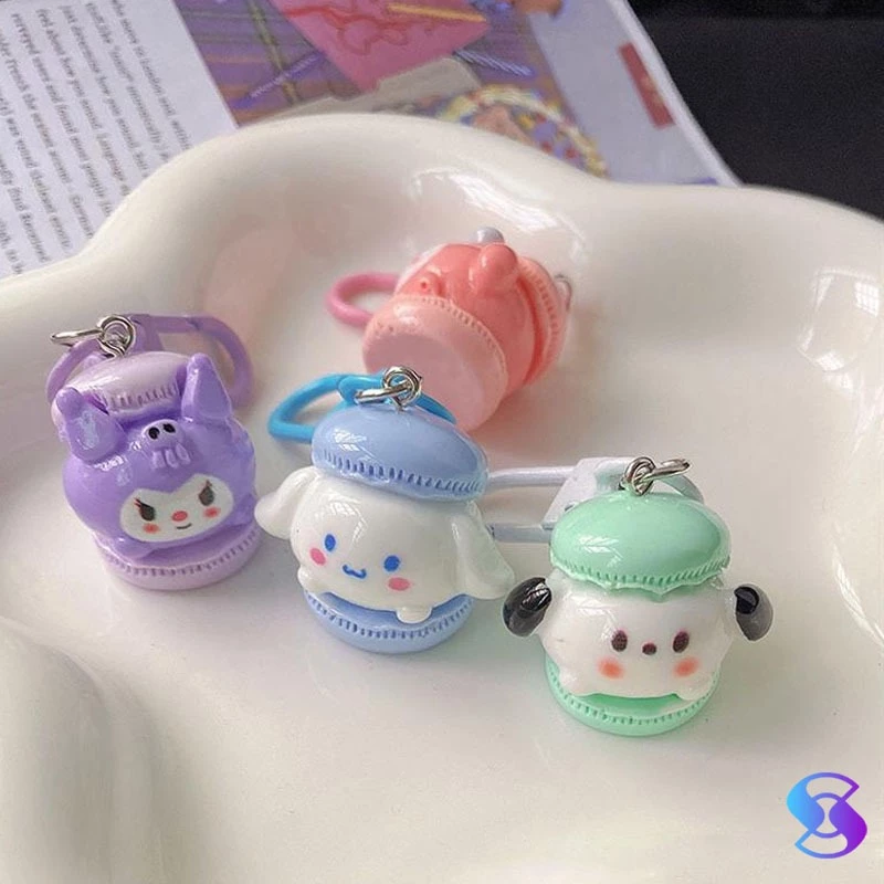 Gantungan Kunci Desain Kartun Anime Sanrio Hello Kitty Melody Cinnamoroll Pompurin Untuk Tas Sekolah-Suning Mall