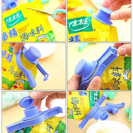 Food Sealer Klip Penjepit Plastik Makanan / Klip Segel Plastik Kemasan Snack Makanan 20048 / 20008