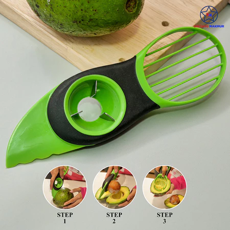 Bintang Makmur - Alat Pengupas Pemotong Alpukat 3in1 Pisau Pemotong / Pemisah Biji Buah Alpukat