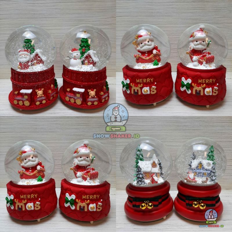 SnowBall Christmas - Snow Globe Christmas - Bola Musik Natal - Bola Salju Natal - Bola Musik Happy New Year