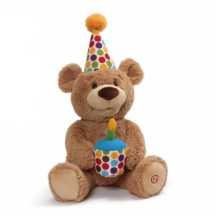 GUND - ORIGINAL Happy Birthday Animated Teddy